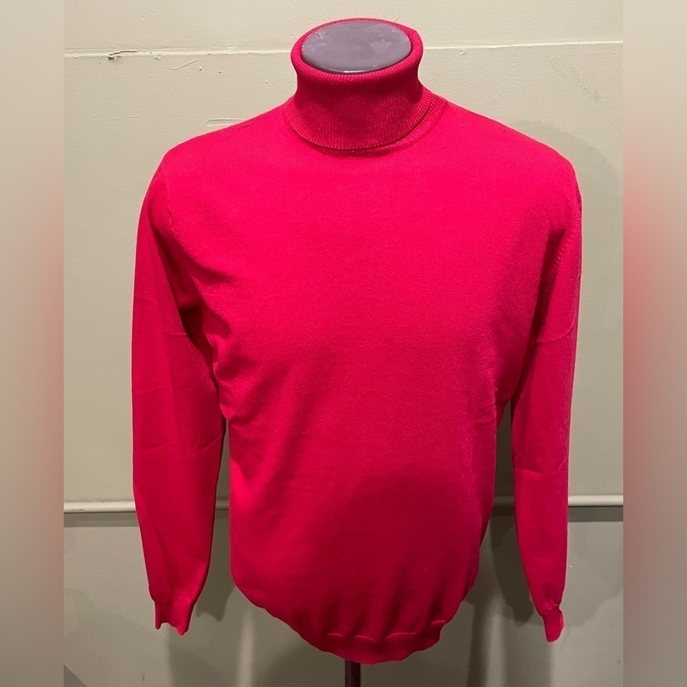 Bagazio turtleneck sweater red regular fit